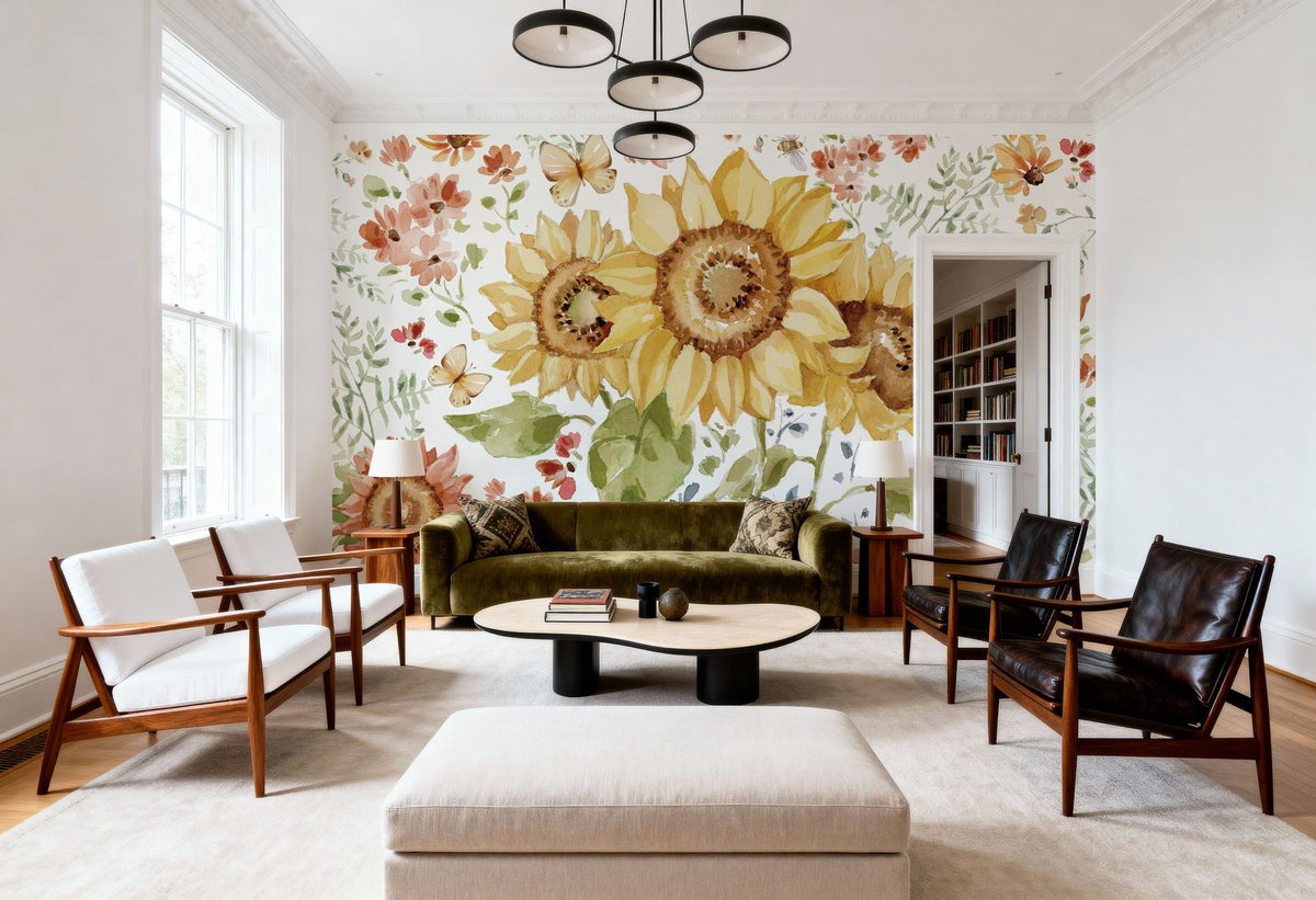 Fall Cottage Garden I Mural Wallpaper - room preview 05