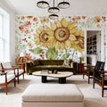 Fall Cottage Garden I Mural Wallpaper - room preview 05