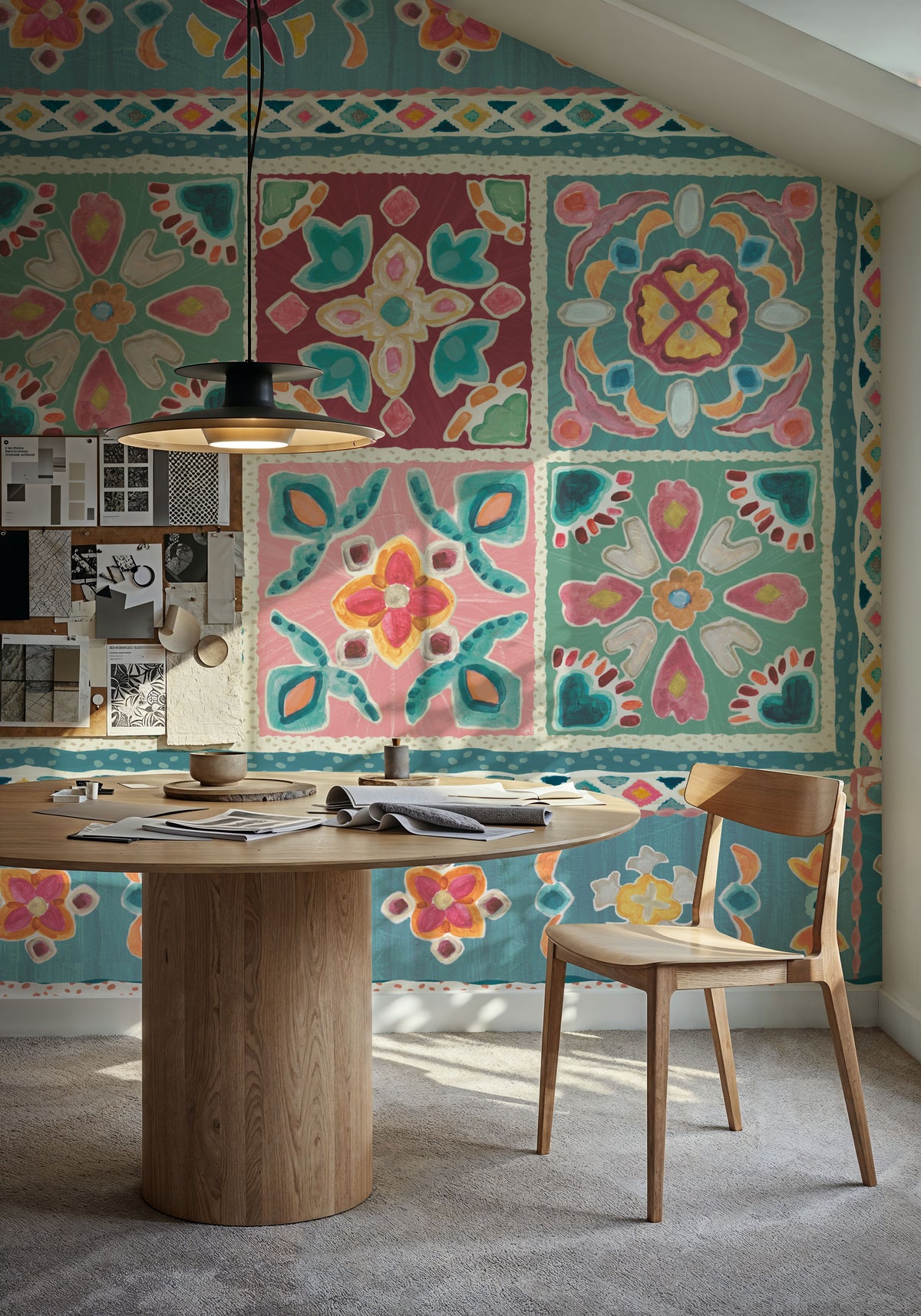 My Bohemian Life Cornered Mural Wallpaper - room preview 05