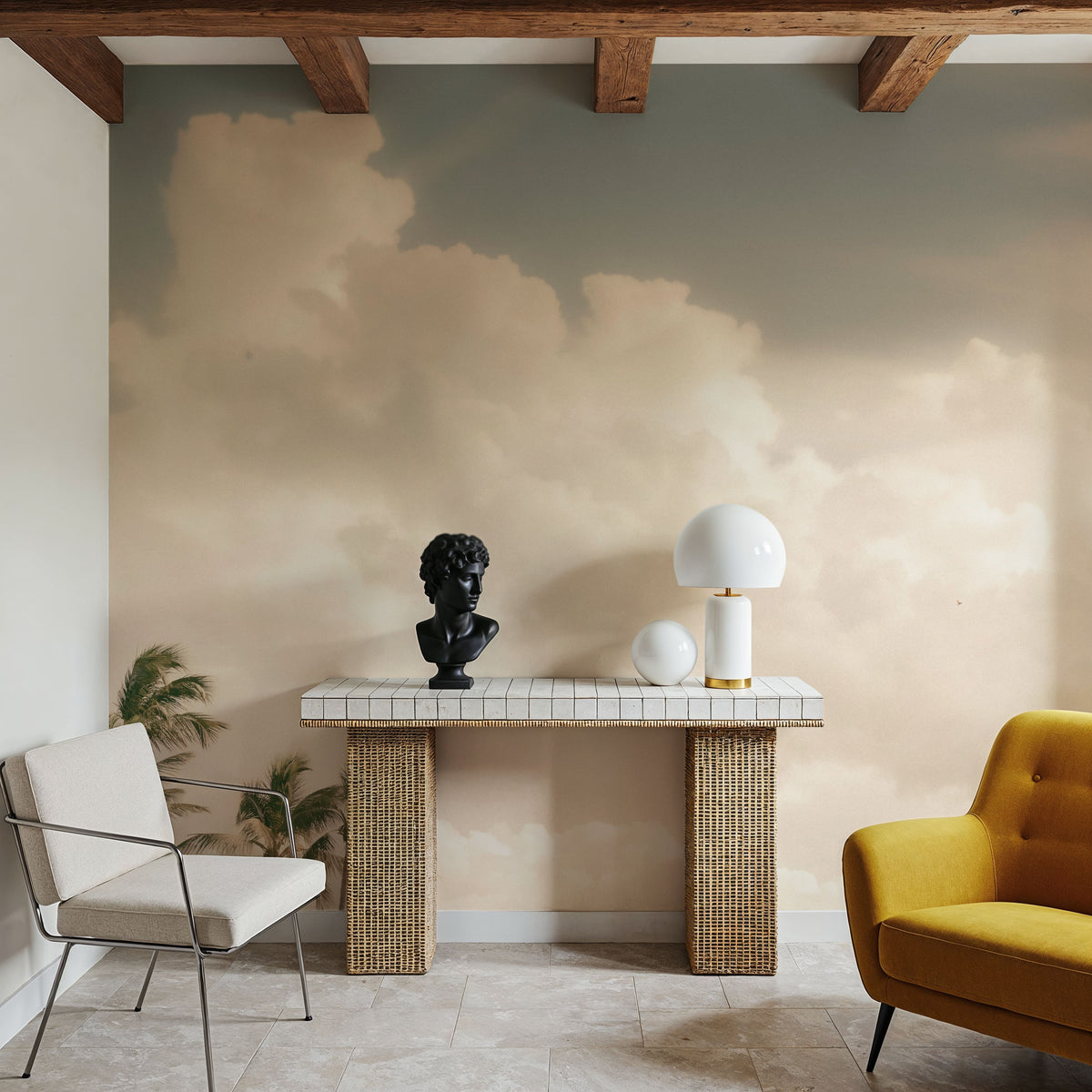 Lone Bird Mural Wallpaper - room preview 05