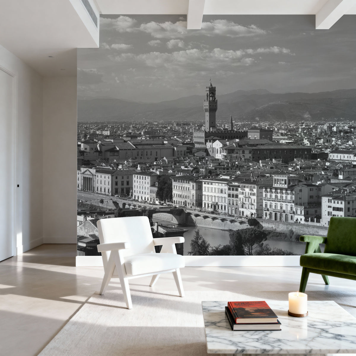 Timeless Cityscape Mural Wallpaper - room preview 05