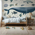 Ocean Life Mural Wallpaper - room preview 05