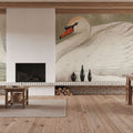 Swan Lake Mural Wallpaper - Light Tone - room preview 05
