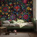 Floral Fiesta I Mural Wallpaper - room preview 05