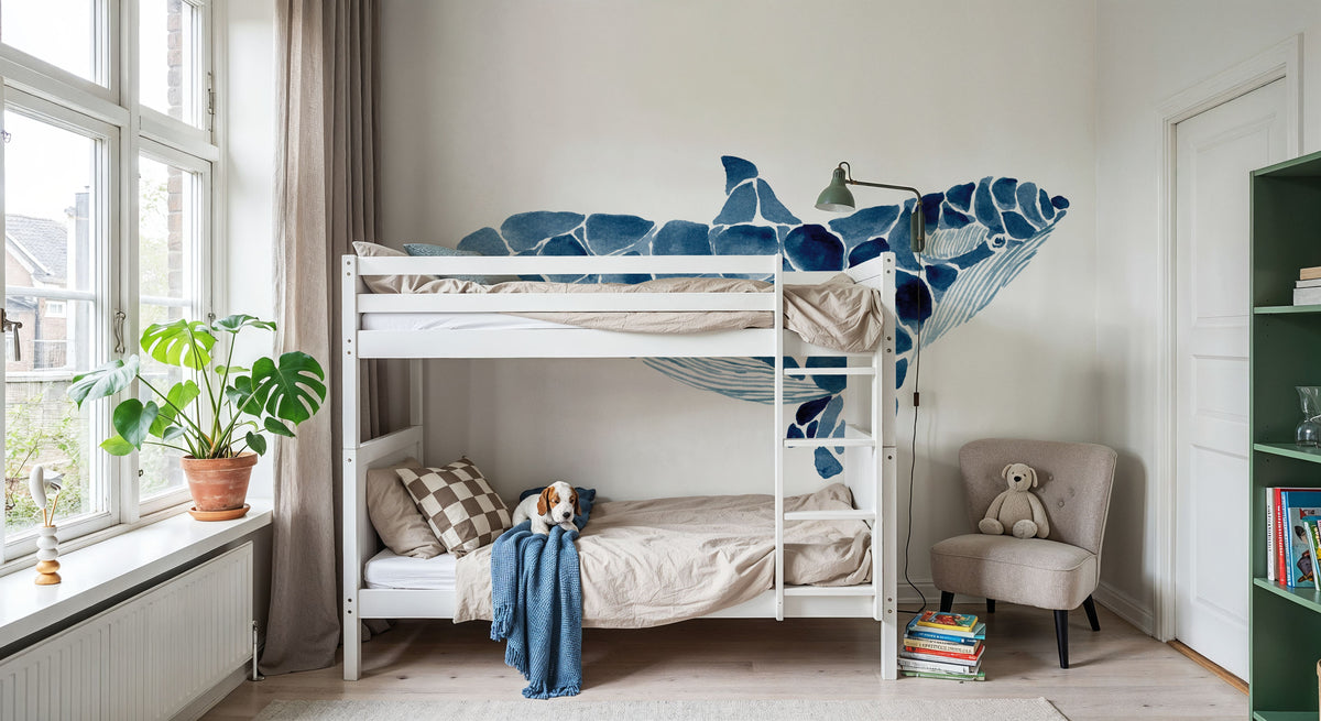 Killer Whale Mural Wallpaper - room preview 05