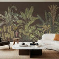 Madagascar Foliage, Mauve Mural Wallpaper - room preview 05