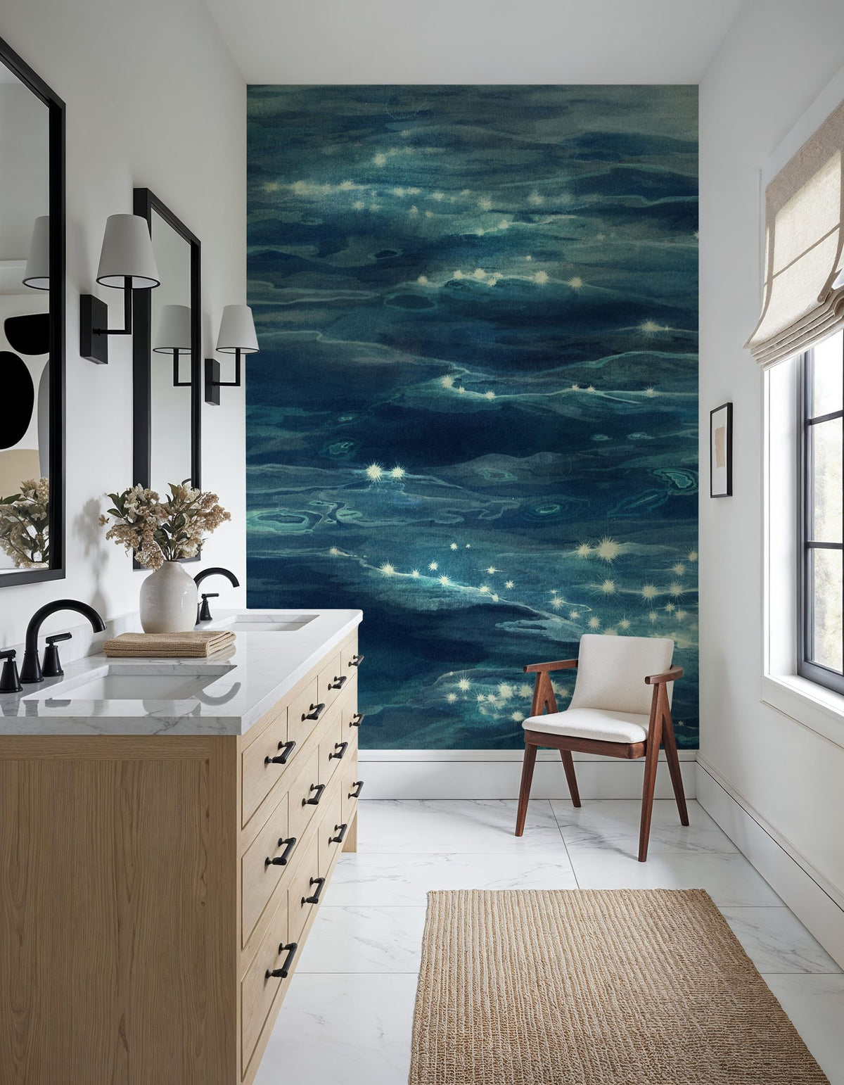 Sparkling Sea Mural Wallpaper - room preview 05