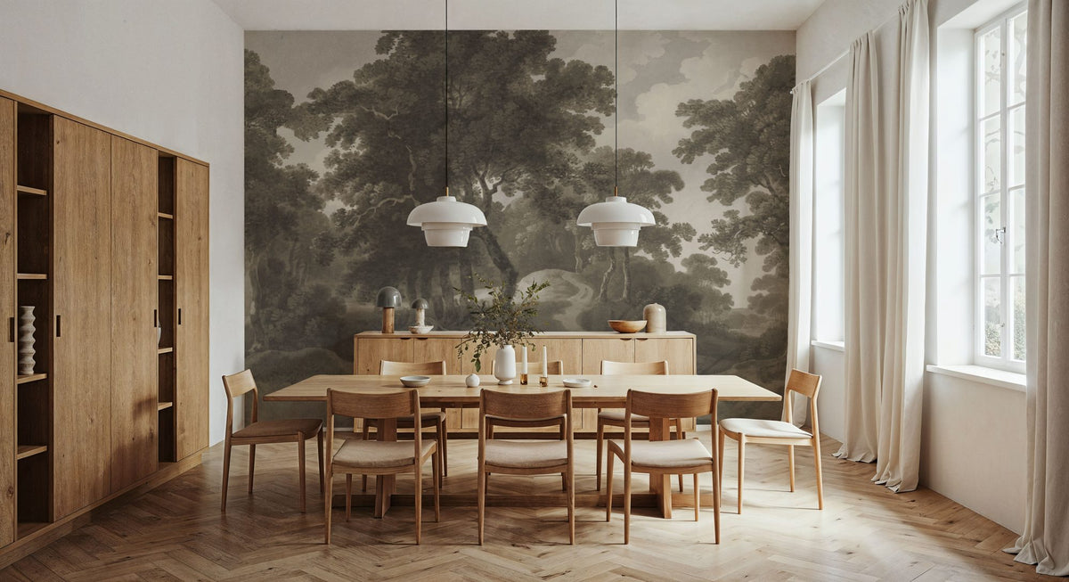 Historic Lands, Khaki Mural Wallpaper - room preview 05