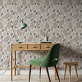 Featherly Leaves Mural Wallpaper - room preview 05