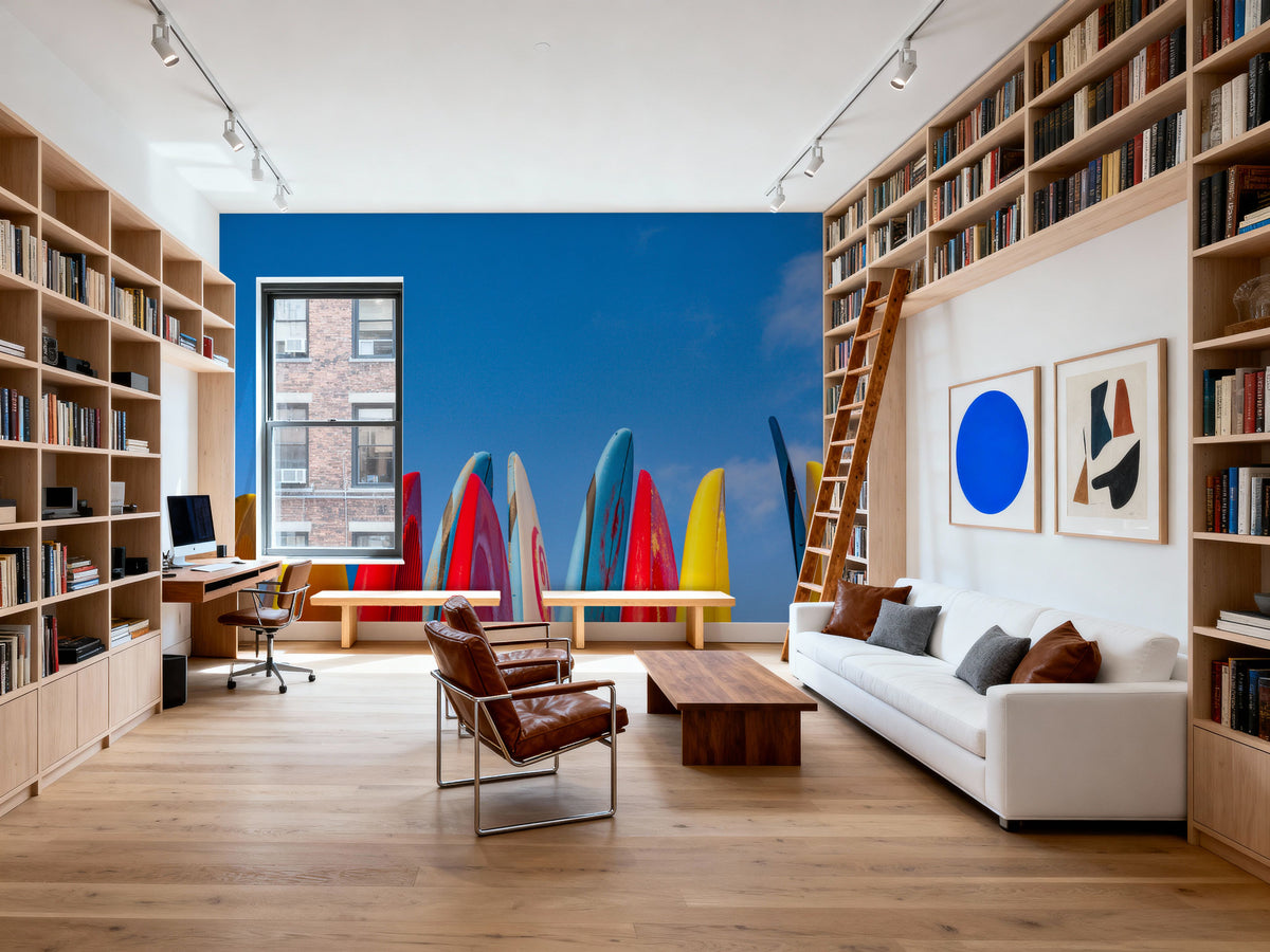 Surfing Hawaii Mural Wallpaper - room preview 05
