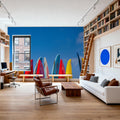Surfing Hawaii Mural Wallpaper - room preview 05