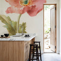 Garden Poppy Mural Wallpaper - room preview 05