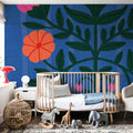 Modern Botanical III Mural Wallpaper - room preview 05
