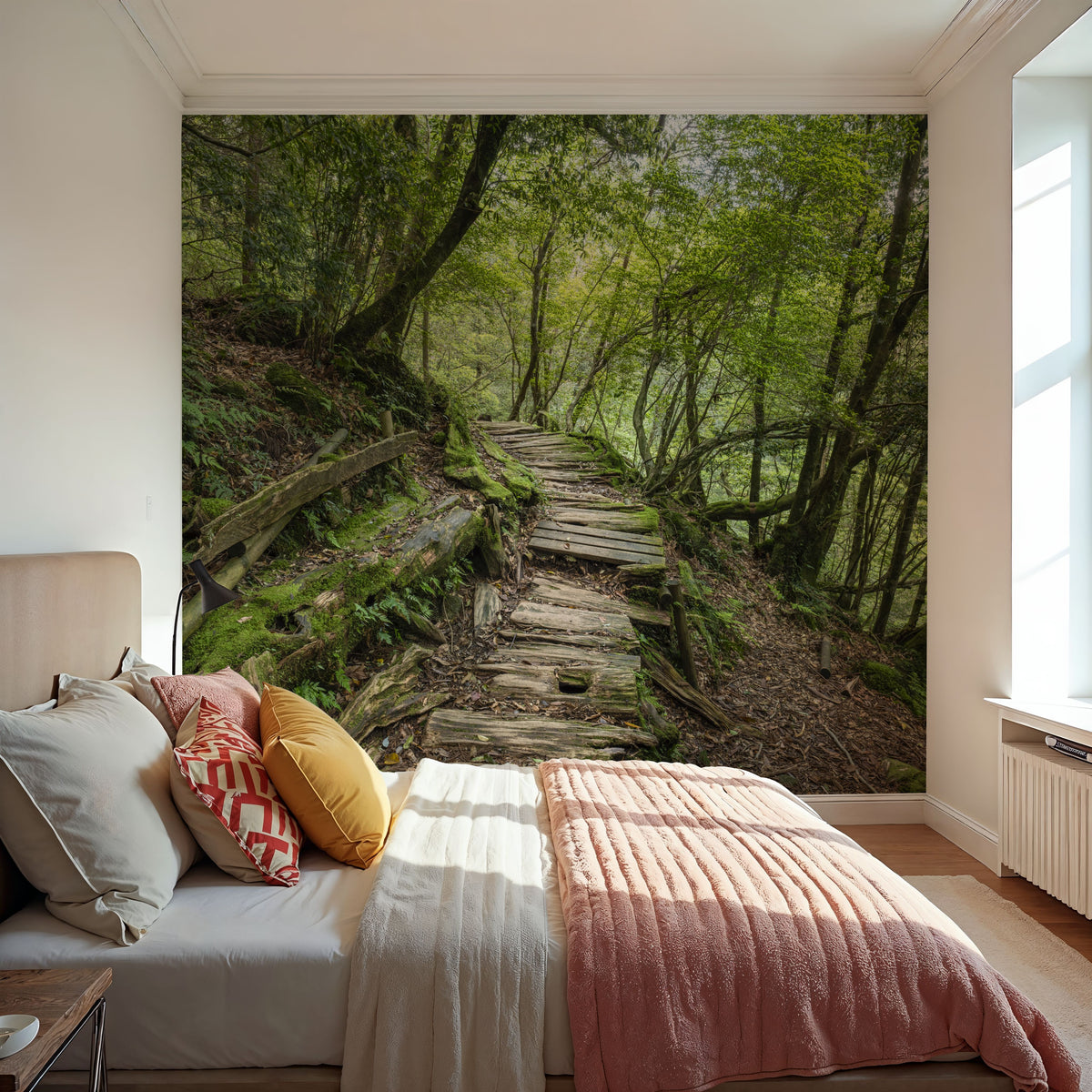Trailing Forest Mural Wallpaper - room preview 05