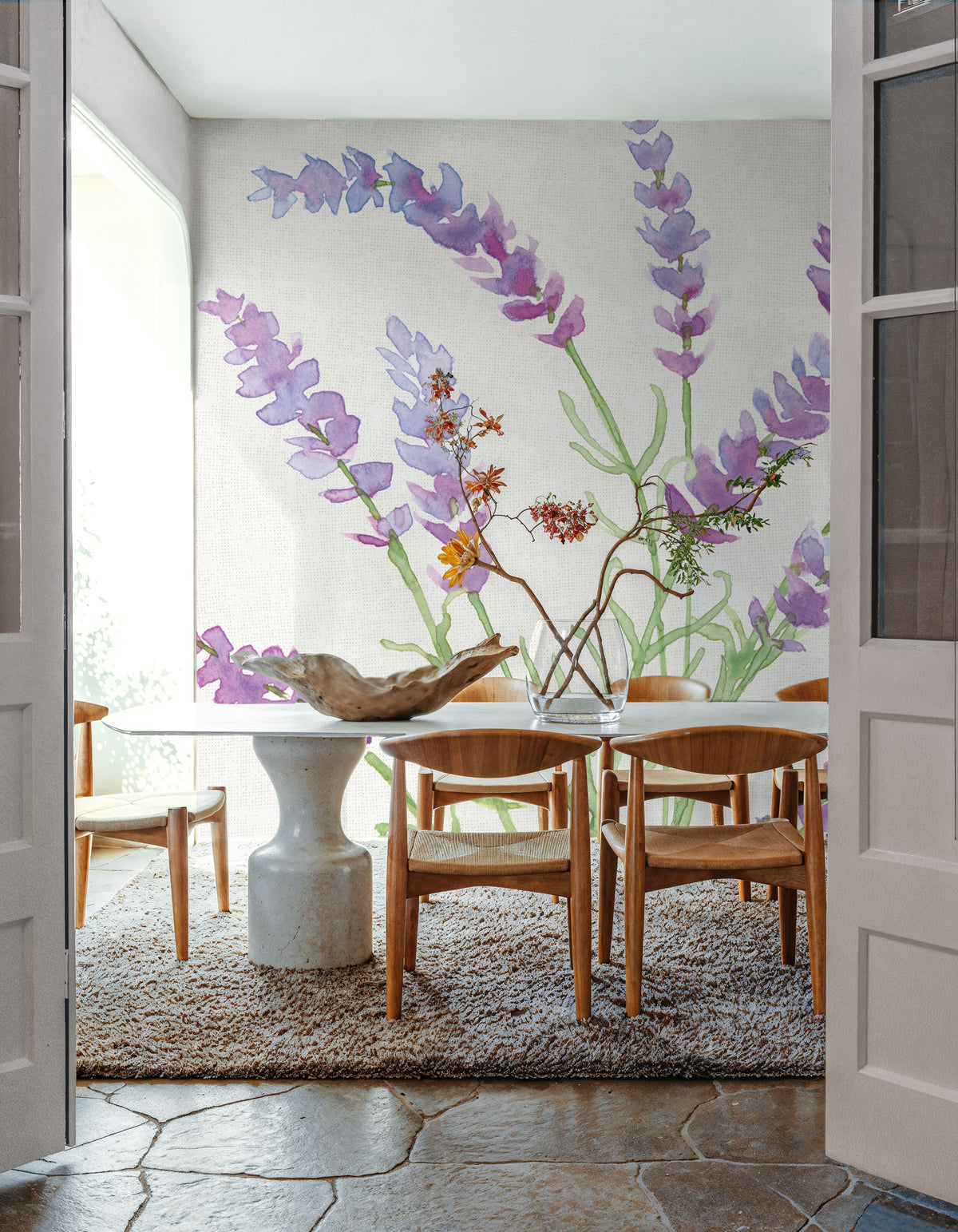 Fresh Floral VII Mural Wallpaper - room preview 05