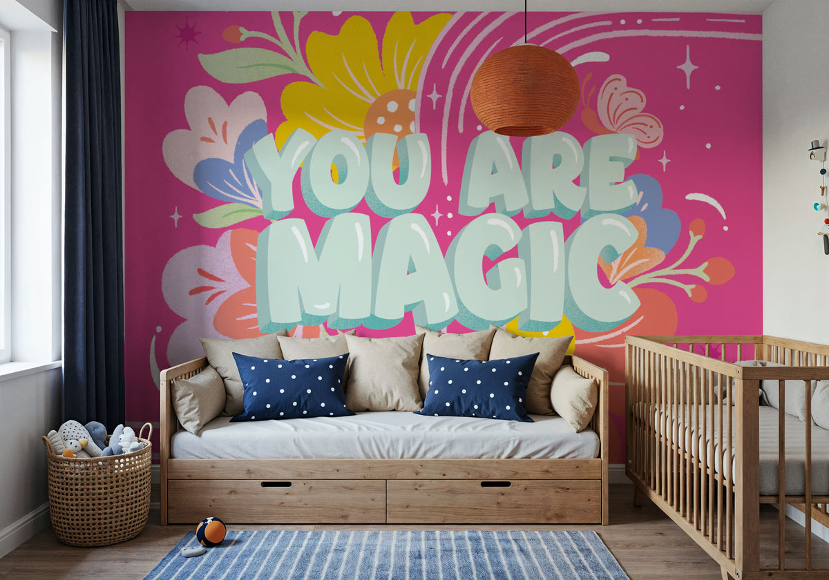 You Are Magic Mural Wallpaper - room preview 05