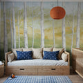 Birch Forest Mural Wallpaper - room preview 05