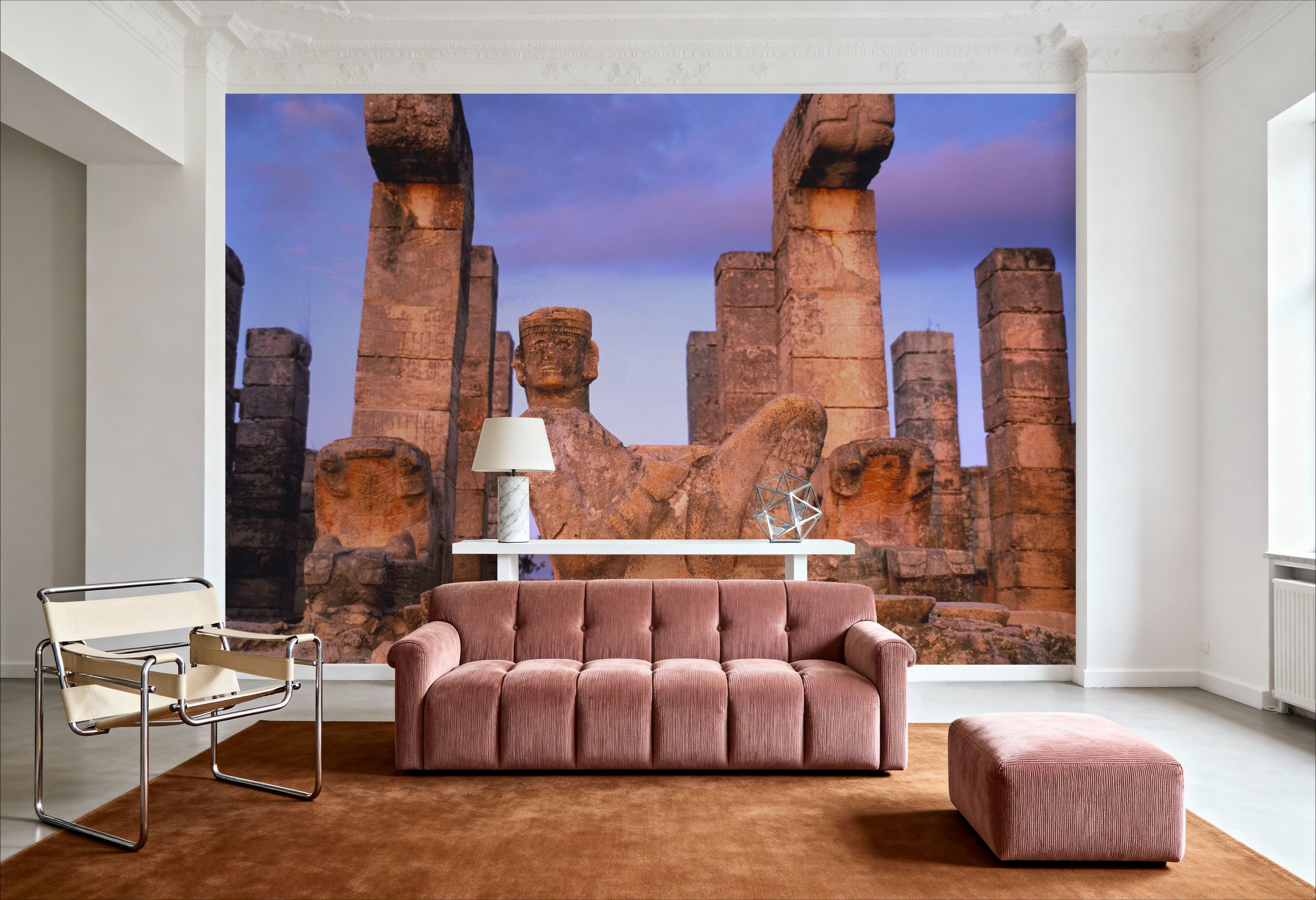 Ancient Temple Serenity Mural Wallpaper