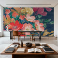 Floral Drama VI Mural Wallpaper - room preview 05