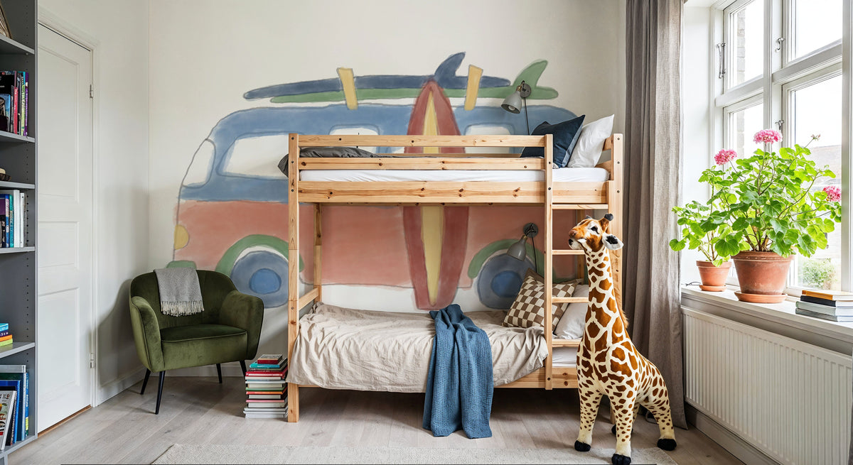 Surf Bus No.2 Mural Wallpaper - room preview 05