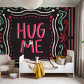 Love Sentiments Hug Me Mural Wallpaper - room preview 05