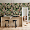 Wildcat Leaves Mural Wallpaper - room preview 05