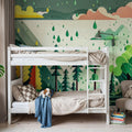 Fantasy Forest Summer Mural Wallpaper - room preview 05