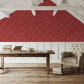 Harvest Slice Red Mural Wallpaper - room preview 05