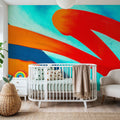 Lava Lines Mural Wallpaper - room preview 05