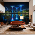 Gardens by the Bay Mural Wallpaper - room preview 05