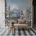 North Cascades Mural Wallpaper - room preview 05