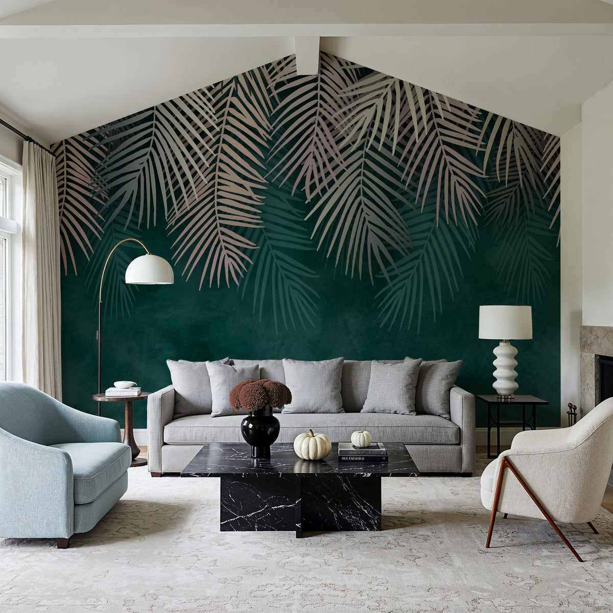 Palms Up Ahead Mural Wallpaper - room preview 05