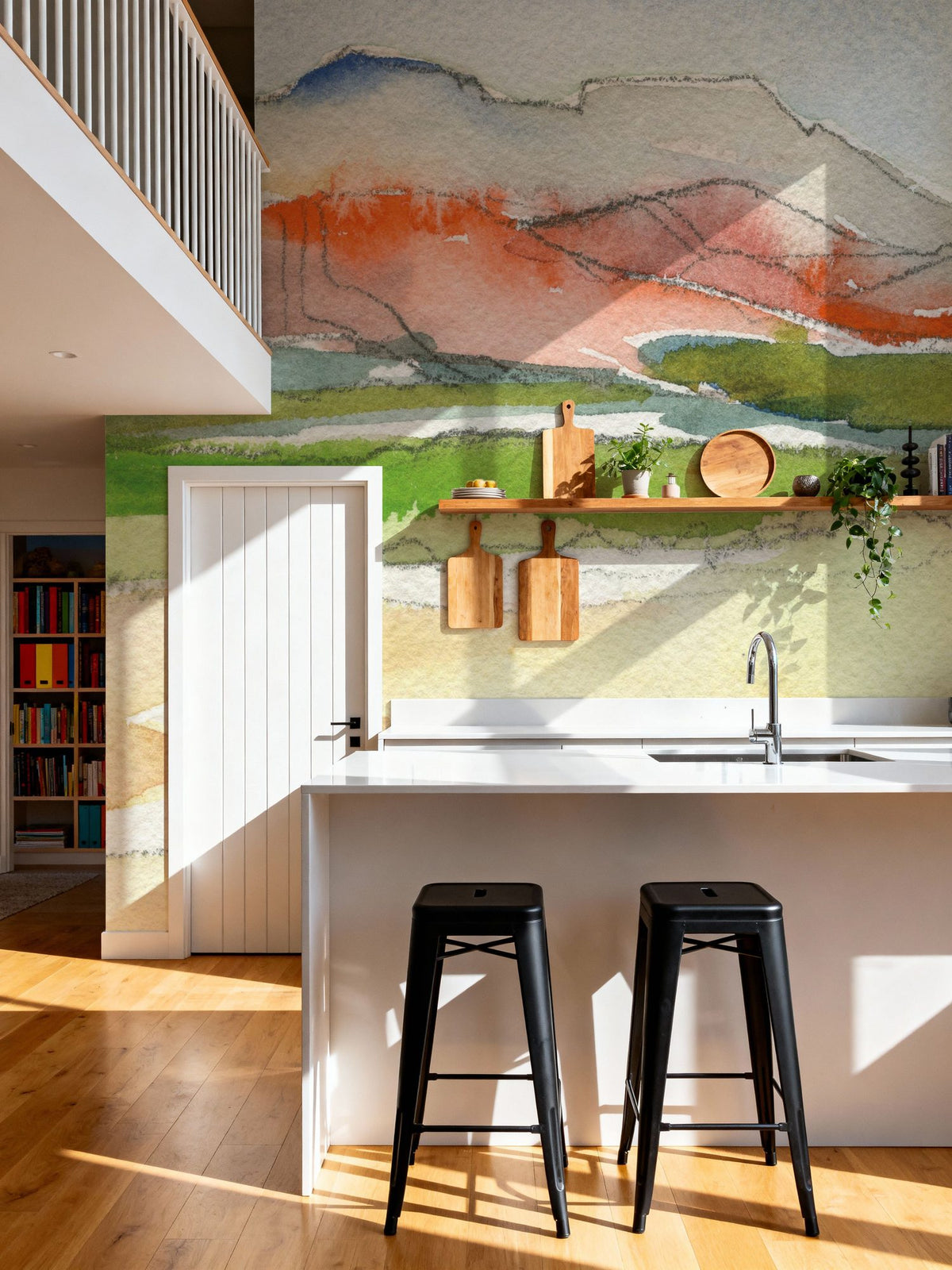 Desert Landscape I Mural Wallpaper - room preview 05