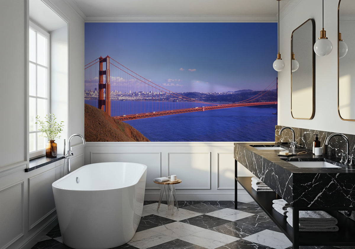 Golden Gate Gradient Mural Wallpaper - room preview 05