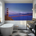 Golden Gate Gradient Mural Wallpaper - room preview 05
