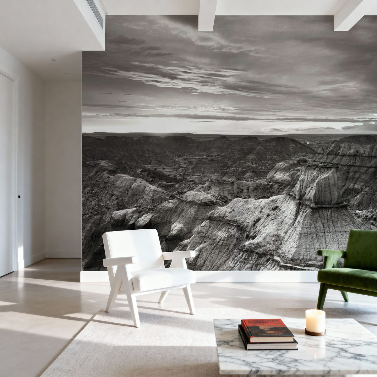 Makoshika Badlands Mural Wallpaper - room preview 05