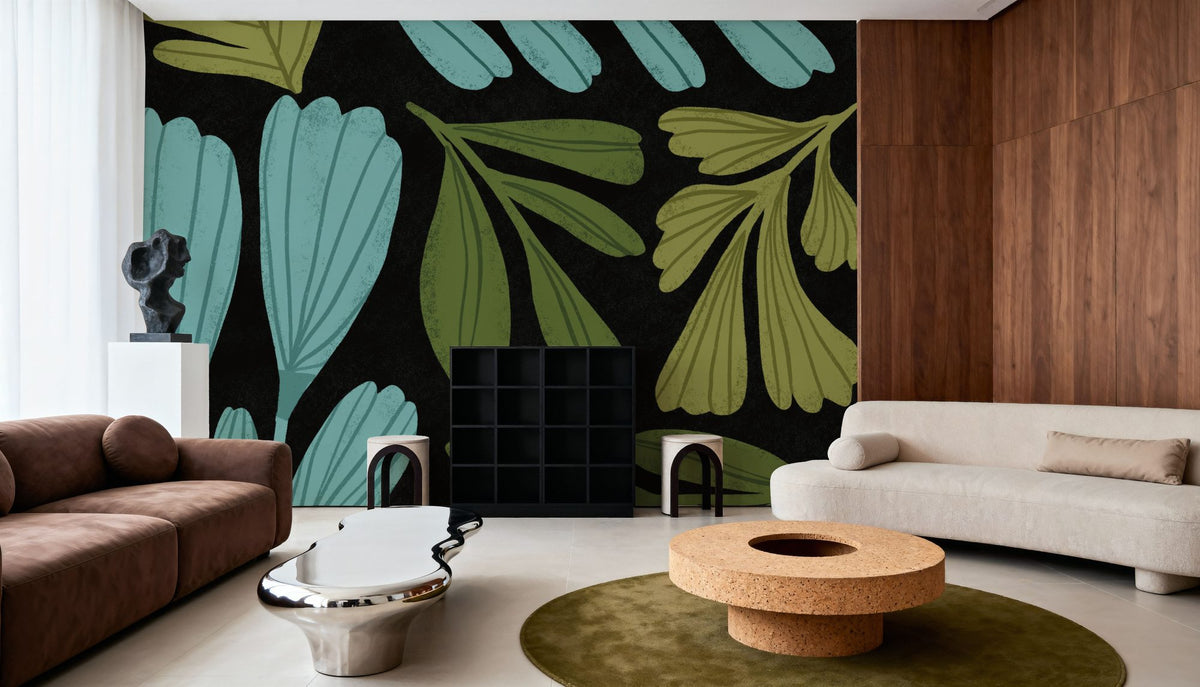 Plant Toss III Mural Wallpaper - room preview 05