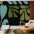 Plant Toss III Mural Wallpaper - room preview 05