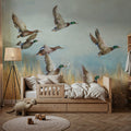 Autumn Flock Mural Wallpaper - room preview 05
