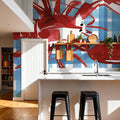 Coastal Cuisine I Mural Wallpaper - room preview 05