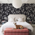 Sleeping Garden Leaves Mural Wallpaper - room preview 05