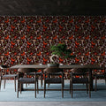 Forest Finds with Berries, Midnight Mural Wallpaper - room preview 05