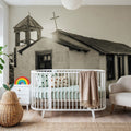 Sunset Cross Mural Wallpaper - room preview 05