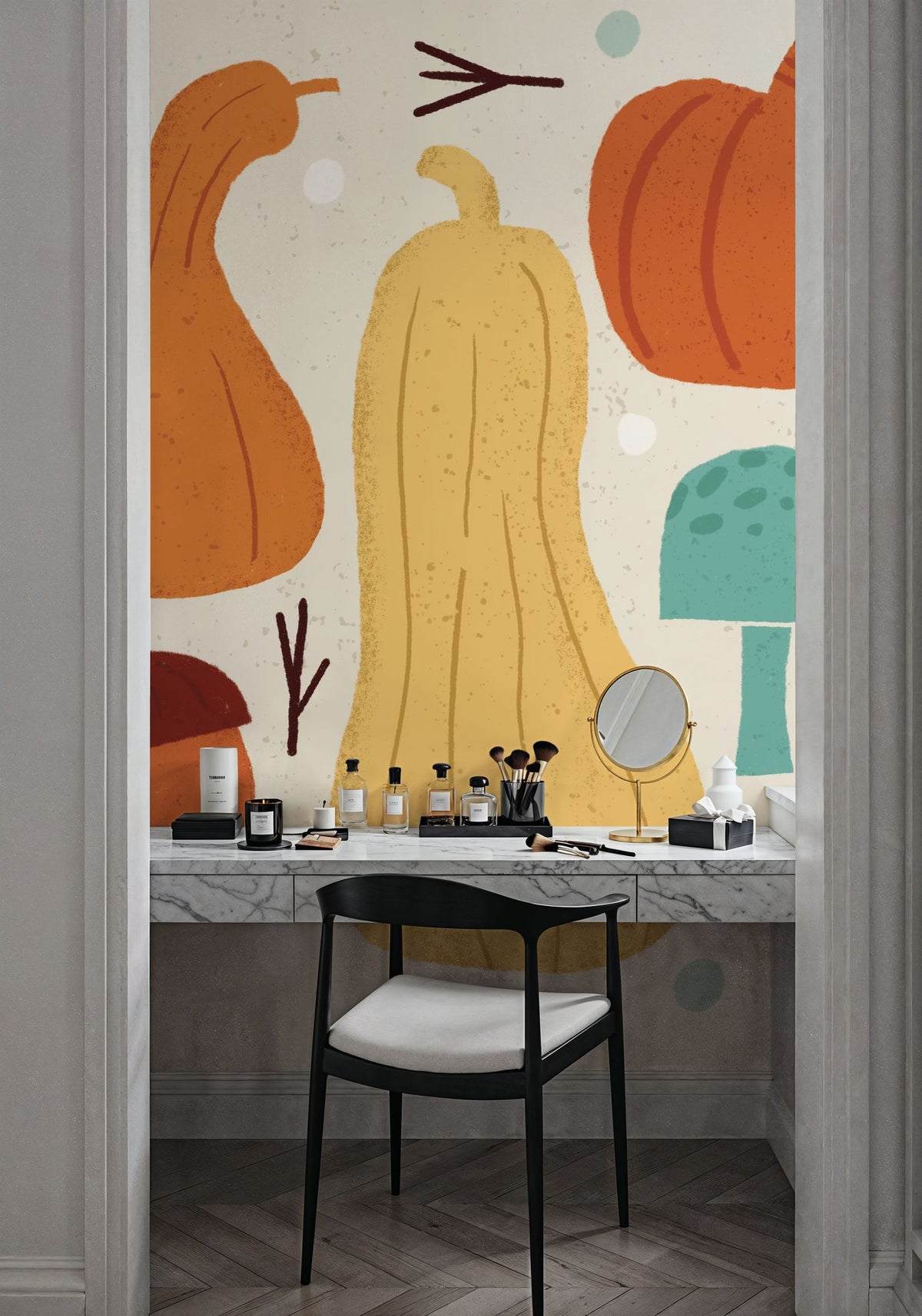 Fall Fun VIII Mural Wallpaper - room preview 05