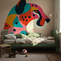 Safari Cat II Mural Wallpaper - room preview 05
