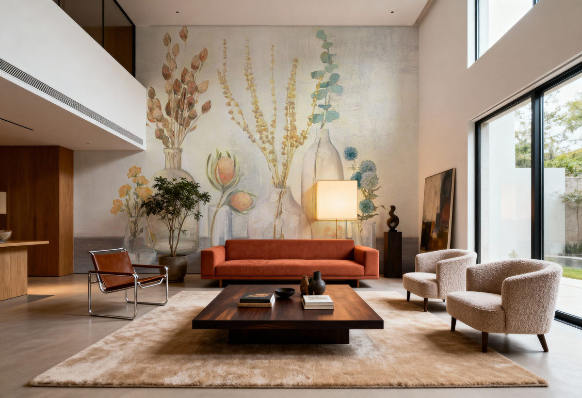 Cool Autumn Greenhouse Mural Wallpaper - room preview 05