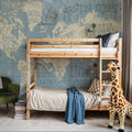 Mythical Map I Blue Mural Wallpaper - room preview 05