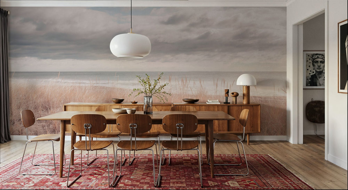 Soft Ocean Mural Wallpaper - room preview 05