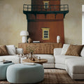 Harbor View Mural Wallpaper - Warm Tone - room preview 05