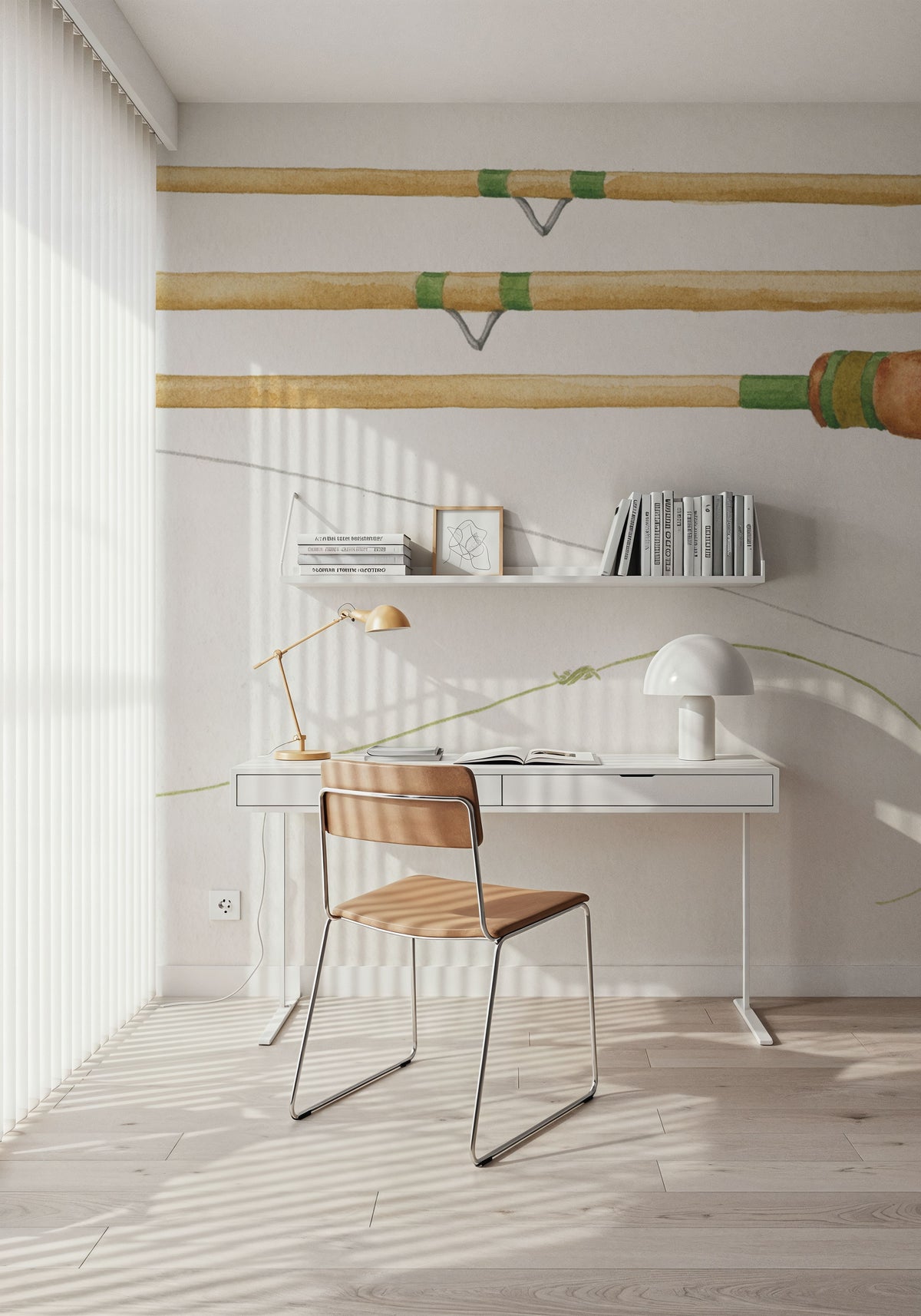 Gone Fishin XIII Mural Wallpaper - room preview 05